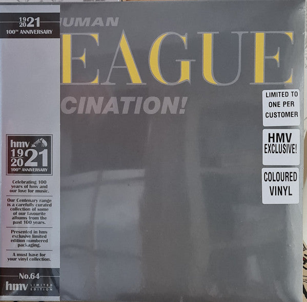 Image of Front Cover of 1144133S: LP - THE HUMAN LEAGUE, Fascination! (Virgin; 3577271, UK 2022, Blue Vinyl )   VG+/VG+