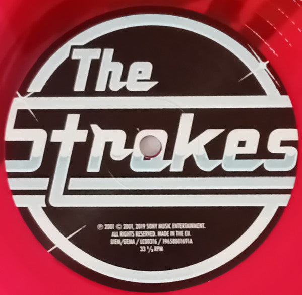 Image of Label Cover of LP - NEW/NEW - THE STROKES, Is This It (RCA; 19658801691, Europe 2024 Reissue, Red Transparent Vinyl), ,  - 2436061E