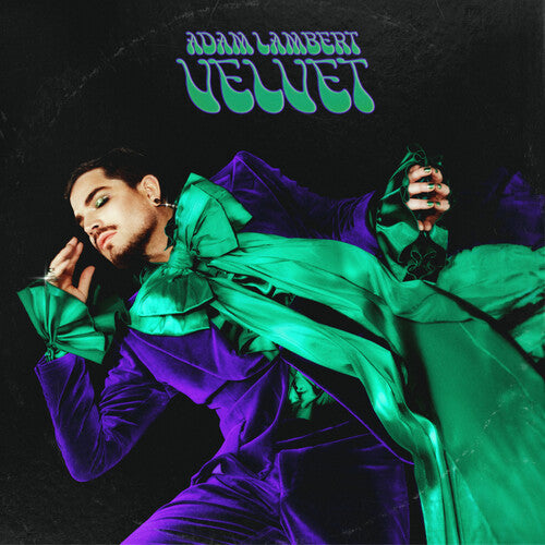 Image of Front Cover of 1144328S: 2xLP - ADAM LAMBERT, Velvet (Empire; ERE551, US 2020, Gatefold) Light Ring Wear  VG+/VG+