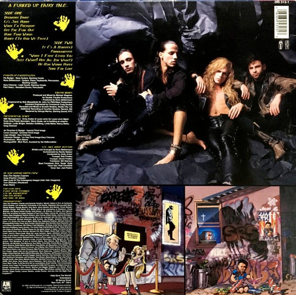 Image of Back Cover of 1114243C: LP - EXTREME, Extreme II : Pornograffiti (A&M Records; 395 313-1, UK 1990, Vertical Barcode. DFI in Run-outs)   VG/VG