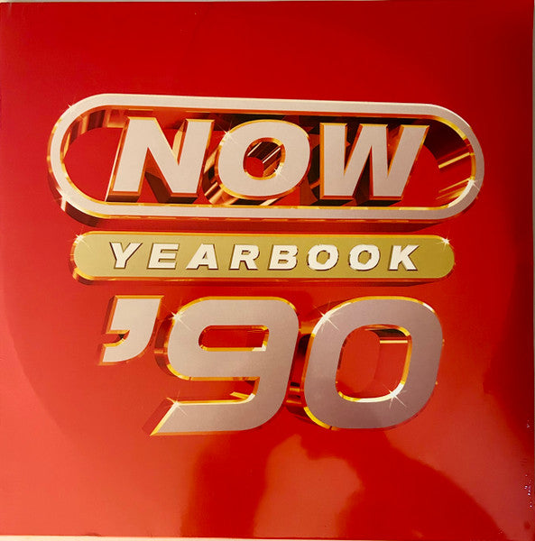 Image of Front Cover of 3xLP - VG+/EX - VARIOUS, Now Yearbook '90 (Sony Music; LPYBNOW90, UK 2024, Black Inners, Orange Vinyl), Still in shrinkwrap. Sleeve creased.,  - 3446075S