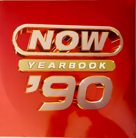 Image of Front Cover of 3xLP - VG+/EX - VARIOUS, Now Yearbook '90 (Sony Music; LPYBNOW90, UK 2024, Black Inners, Orange Vinyl), Still in shrinkwrap. Sleeve creased.,  - 3446075S
