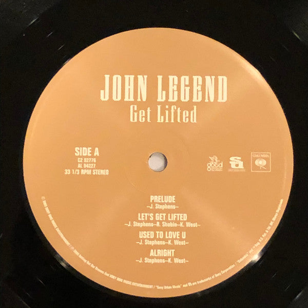 Image of Label Cover of 2xLP - VG/VG+ - JOHN LEGEND, Get Lifted (Columbia; C2 92776, US Reissue, 2 Inners), ,  - 4216707C