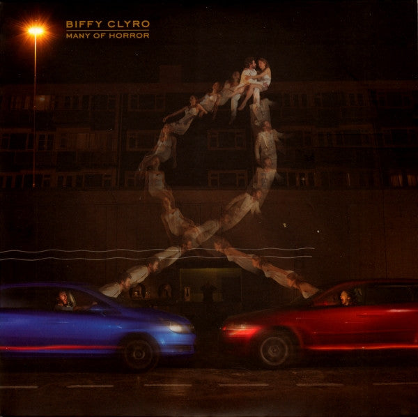 Image of Front Cover of 1124321E: 7" - BIFFY CLYRO, Many Of Horror / Lonely Revolutions (14th Floor Records ; 14FLR41, UK 2010, Picture Sleeve, Blue Vinyl) Strong VG+ Throughout  VG+/VG+