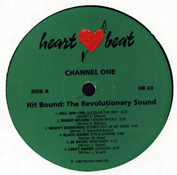 Image of Label Cover of 5124237E: LP - VARIOUS ARTISTS, Hit Bound! The Revolutionary Sound Of Channel One (Heartbeat Records; HB 43, US 1989)   VG+/VG