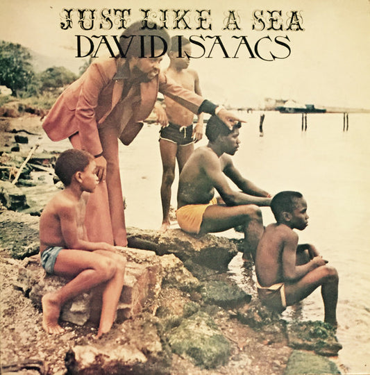 Image of Front Cover of LP - VG/G - DAVID ISAACS, Just Like A Sea (Steppers; , Jamaica 1970s, Cardboard sleeve), Lots of marks. Plays with some light background clicks. Ringwear on sleeve. Ink spots on back of sleeve.,  - 1546109S