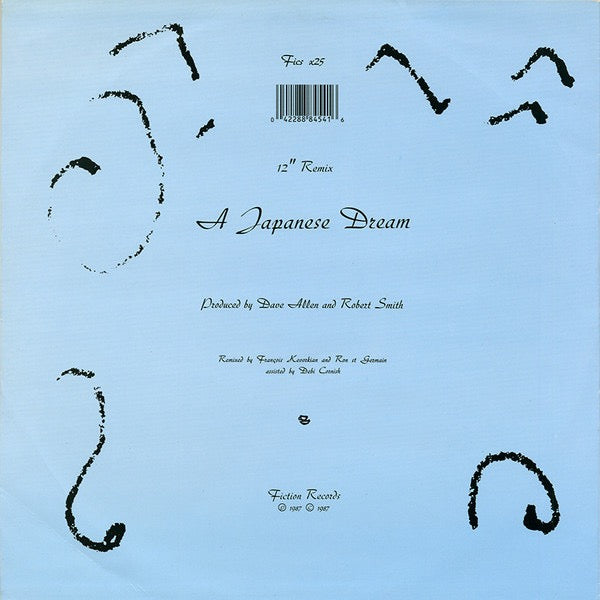 Image of Back Cover of 12" - VG/VG - THE CURE, Why Can't I Be You? (12" Remix) (Fiction Records; Fics x25, UK 1987, Picture Sleeve), Light marks, edge wear,  - 4046050S