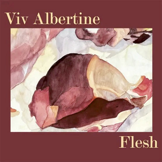 Image of Front Cover of 1754189S: 12" - VIV ALBERTINE, Flesh (Cadiz Music; CADIZ12270, Worldwide 2024, Postcards, Ruby Red Vinyl)   NEW/NEW