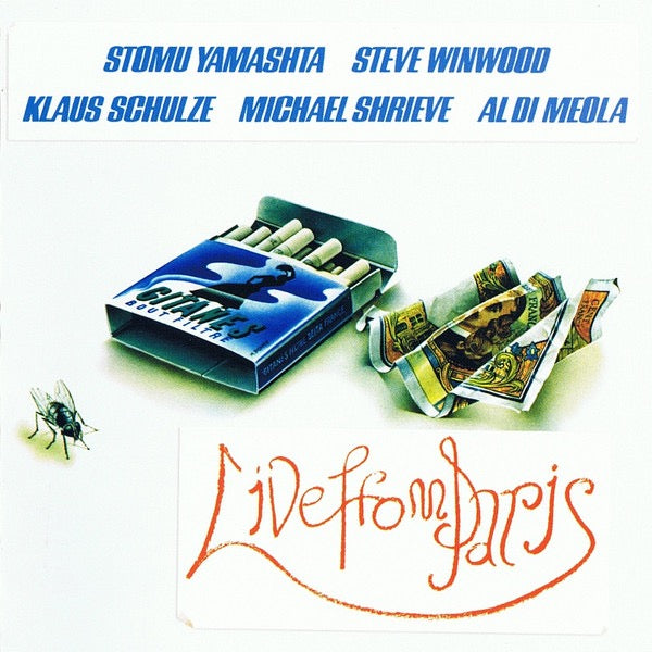 Image of Front Cover of 2914356C: CD - STOMU YAMASHTA, STEVE WINWOOD, KLAUS SCHULZE, MICHAEL SHRIEVE, AL DI MEOLA, Go!... Live From Paris (Esoteric Recordings; ECLEC 2086, UK & Europe 2008 Reissue)   VG+/VG+