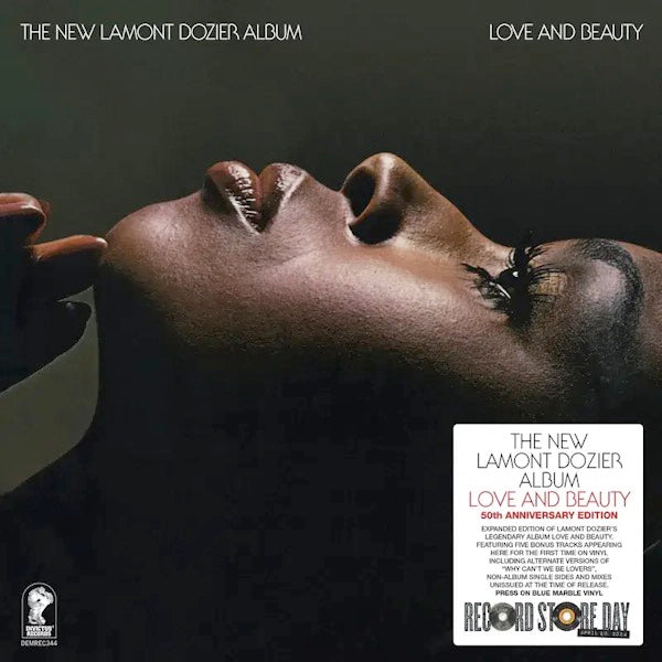 Image of Front Cover of 1714236C: 2xLP - LAMONT DOZIER, The New Lamont Dozier Album - Love and Beauty 50th Anniversary (Demon Records; DEMREC1209, Worldwide 2024, Blue Marble Vinyl)   NEW/NEW