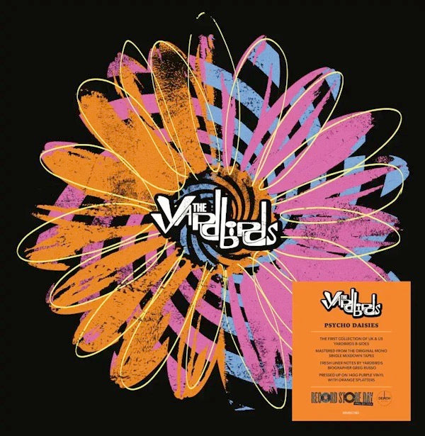 Image of Front Cover of 1614231C: LP - THE YARDBIRDS, Psycho Daisies - The Complete B-Sides (RSD 2024) (Demon Records; DEMREC1183, Worldwide 2024, Purple with Orange Splatter Vinyl)   NEW/NEW