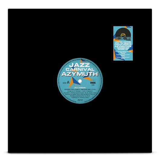 Image of Front Cover of 1714261C: 12" - AZYMUTH, Jazz Carnival (Far Out Recordings; JD25X, Worldwide 2024, Stickered Plain Sleeve)   NEW/NEW