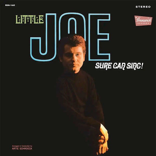 Image of Front Cover of 1614196C: LP - JOE PESCI, Little Joe Sure Can Sing! (Real Gone Music; RLGM16621, Worldwide 2024, Limited Clear with Orange Swirl Vinyl, Hand Numbered)   NEW/NEW