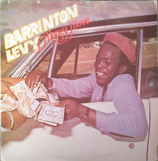 Image of Front Cover of 1114355C: LP - BARRINGTON LEVY, Money Move (Power House; , Jamaica 1984) Light marks and scuffs, plays fine. Light wear on thin sleeve.  VG/VG