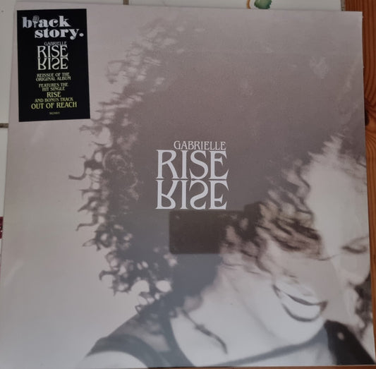 Image of Front Cover of 2014045C: LP - GABRIELLE, Rise (Island Records; 3823893, UK 2021 Reissue, Picture Sleeve, Inner) Still in stickered shrink.  VG+/VG+