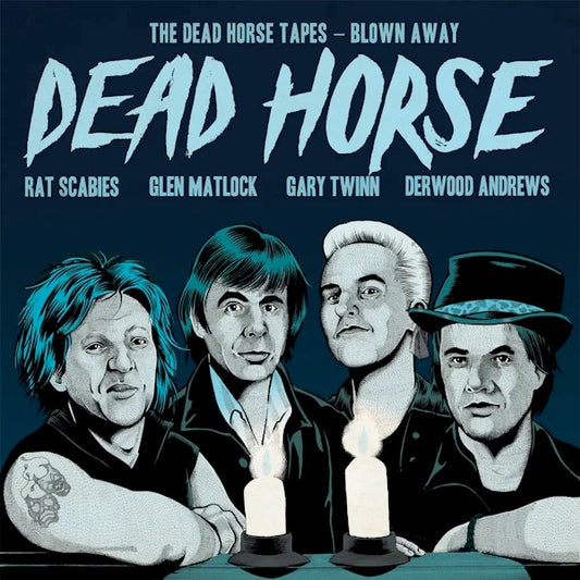 Image of Front Cover of 1714200C: LP - DEAD HORSE, Dead Horse Tapes, The - Blown Away (Munster; MR449, Worldwide 2024, Blue Vinyl)   NEW/NEW