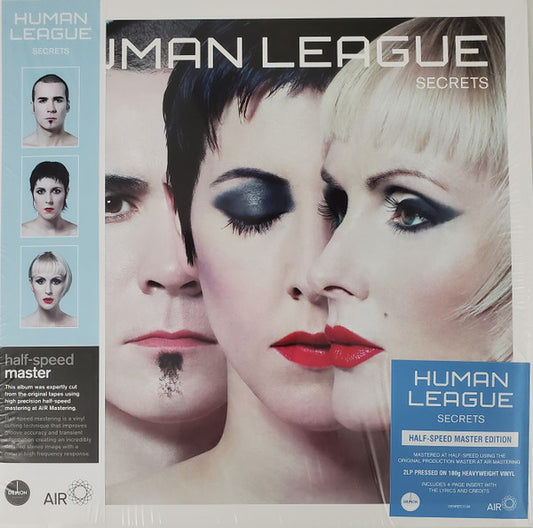 Image of Front Cover of 1144566S: 2xLP - THE HUMAN LEAGUE, Secrets (Demon Records; DEMREC1128, UK 2023 Reissue, Remastered, Half-speed master)   EX/EX