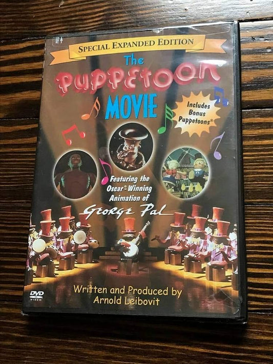 Image of Front Cover of 1154094S: DVD - ARNOLD LEIBOVIT, The Puppetoon Movie (Image Entertainment; , US 1987) Strong VG+  VG+/VG+