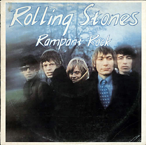 Image of Front Cover of LP - G/VG - THE ROLLING STONES, Rampant Rock (Decca; PPL 54, South Africa 1981), Sleeve Torn Along Bottom Seam,  - 3926203E