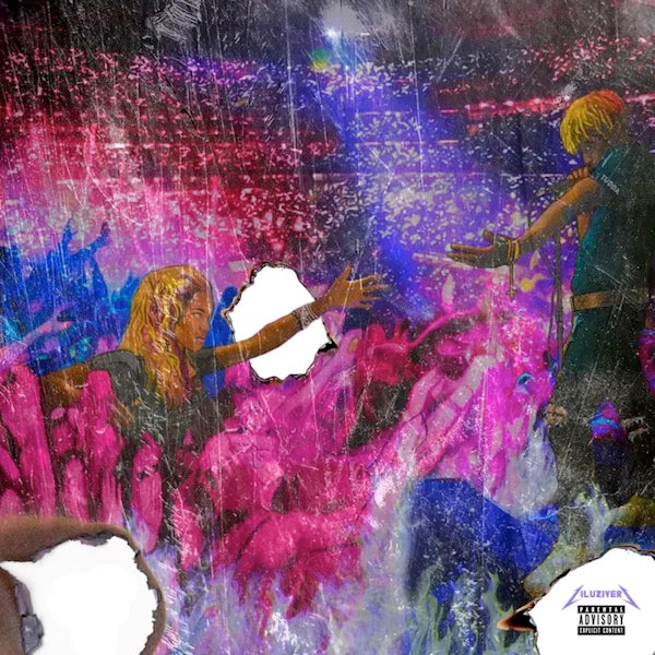 Image of Front Cover of 1714446C: LP - LIL UZI VERT, Luv Is Rage (Atlantic Records; , Worldwide 2024, White & Pink Splatter Vinyl)   NEW/NEW