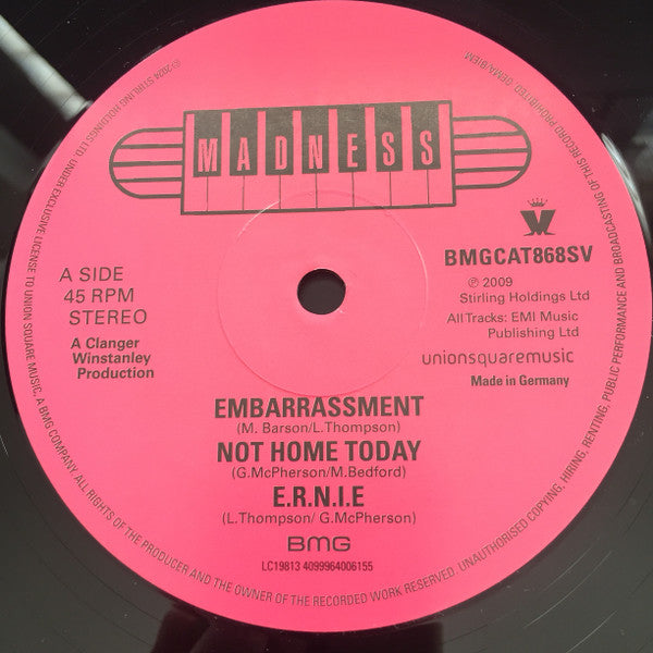 Image of Label of 1714239C: 12" - MADNESS, Embarrassment (BMG; BMGCAT868SV, UK & Europe 2024)   NEW/NEW