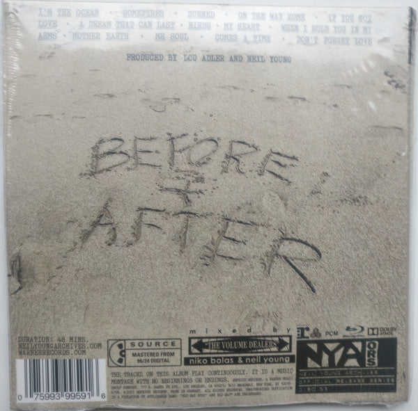 Image of Back Cover of 1054232S: CD - NEIL YOUNG, Before And After (Reprise Records; 075993995916,  2023) SEALED  EX/EX