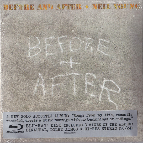 Image of Front Cover of 1054232S: CD - NEIL YOUNG, Before And After (Reprise Records; 075993995916,  2023) SEALED  EX/EX