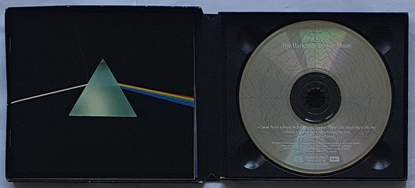 Image of Back Cover of CD - VG/VG+ - PINK FLOYD, The Dark Side Of The Moon (Twentieth Anniversary Edition) (EMI; 0777 7 81479 2 3, Europe 1993 Reissue, Box Set, Booklet, 5 Cards), ,  - 2716255C