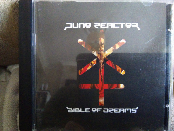 Image of Front Cover of 1154207S: CD - JUNO REACTOR, Bible Of Dreams (Blue Room Released; CDBLUE 2 K, South Africa 1997)   VG+/VG+