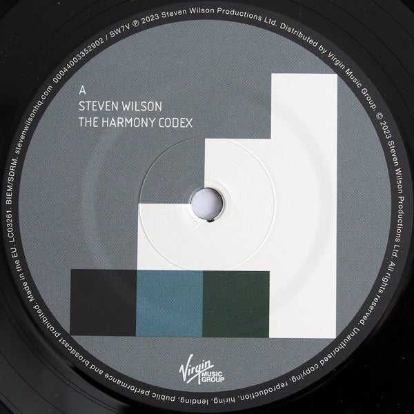 Image of Label Cover of 1214113C: 2xLP - STEVEN WILSON, The Harmony Codex (Virgin Music Group; SW7V, Europe 2023, Gatefold, 2 Inners, Black Vinyl.)   VG+/VG+