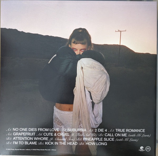 Image of Back Cover of LP - NEW/NEW - TOVE LO, Dirt Femme (Mtheory/Pretty Swede Records; MT00814LPB, Europe 2024 Reissue, Gatefold, Inner & Insert, Poster), , Tove Lo turns heartbreak, sex and self-doubt into sleek, euphoric pop on Dirt Femme. Big synths and club-ready production sit alongside some of her most direct songwriting, with  No One Dies From Love  a standout. - 3736106E