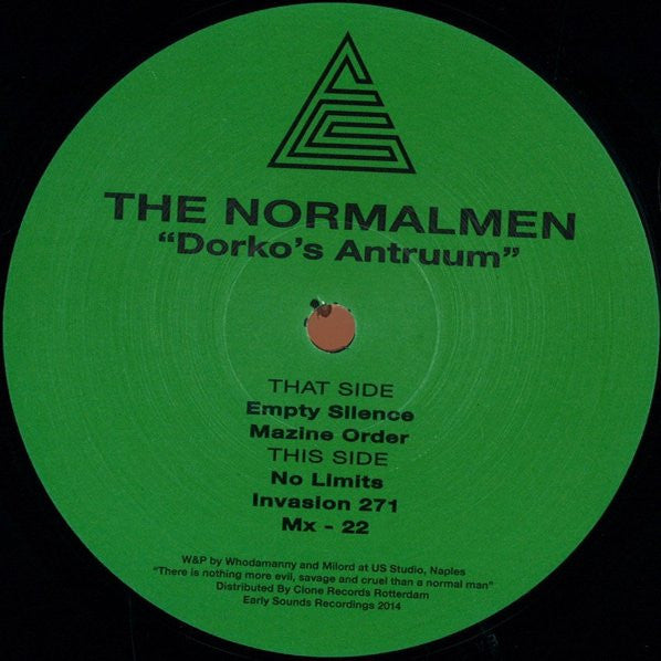 Image of Front Cover of 12" - /VG+ - THE NORMALMEN, Dorko's Antruum (Early Sounds Recordings; EAS006, Italy 2014), Strong VG, close to NM.,  - 1926005E