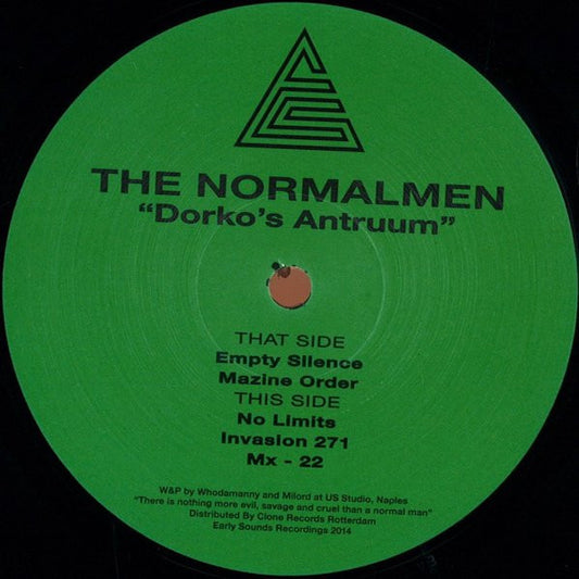 Image of Front Cover of 12" - /VG+ - THE NORMALMEN, Dorko's Antruum (Early Sounds Recordings; EAS006, Italy 2014), Strong VG, close to NM.,  - 1926005E