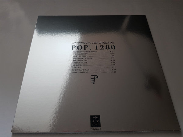 Image of Back Cover of 1224256E: LP - POP. 1280, Museum On The Horizon (Profound Lore Records ; PFL-260LP, Canada 2021, Metallic Sleeve, Insert, Yellow And Silver Vinyl)   EX/EX