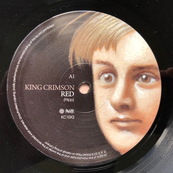 Image of Label of 1034116E: 2x10" - KING CRIMSON, Uncertain Times (Discipline Global Mobile ; KC10X2, Europe 2018, Gatefold, 45 RPM, Limited Edition)   NEW/NEW