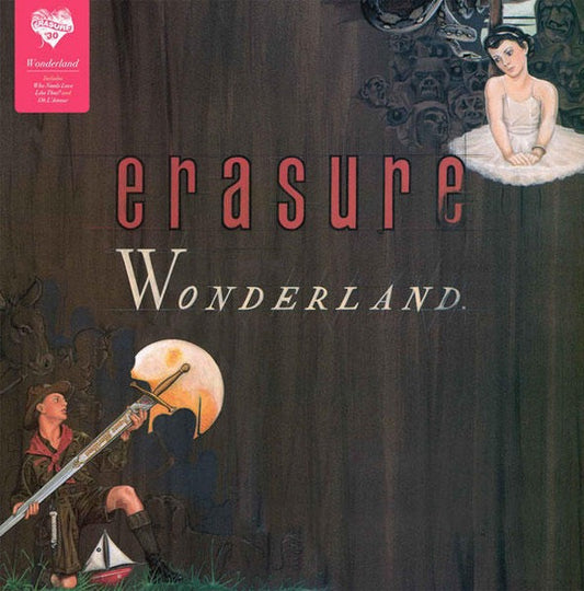 Image of Front Cover of 1814412C: LP - ERASURE, Wonderland (Mute; Stumm 25, Europe 2016 Reissue, Inner, 180 Gram Vinyl.) No hype sticker.  EX/EX