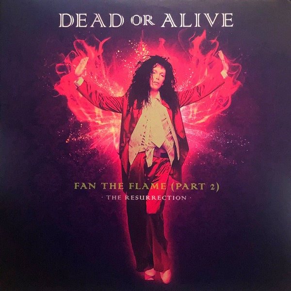 Image of Front Cover of 1214187C: LP - DEAD OR ALIVE, Fan The Flame (Part 2) - The Resurrection (Demon Records; DEMREC959, Europe 2021, Inner, Clear Vinyl)   VG+/EX