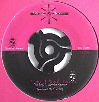 Image of Front Cover of 1224286E: 7" - THE BUG FT. WARRIOR QUEEN, Dem A Bomb We / Version (Ladybug Records; LBG001, UK 2005)   G+/VG