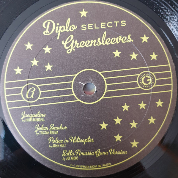 Image of Label Cover of 1244283S: LP - DIPLO, Riddimentary (Diplo Selects Greensleeves) (Greensleeves Records; GSRL5200, UK 2011)   VG+/VG+