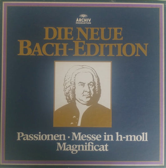 Image of Front Cover of 1224355E: 10xLP - KARL RICHTER, Bach: Die Neue Bach-Edition - Passionen / Messe in h-moll / Magnificat (Archiv Produktion; 413 051-1, Germany , Box Set, Booklet)   VG+/VG+