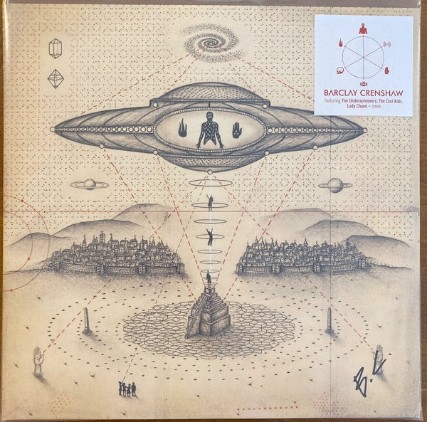 Image of Front Cover of 1754109S: 2xLP - BARCLAY CRENSHAW, Barclay Crenshaw (Stx&Brx; STX005, US 2024 Reissue, Gatefold, 2 Inners, Transparent Gold w/ Beige Blob & Beige/White Splatter)   NEW/NEW