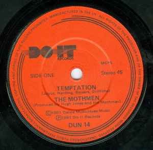 Image of Label Cover of 1214351C: 7" - THE MOTHMEN, Temptation (Do It Records; DUN 14, UK 1981, Picture Sleeve)   VG/VG