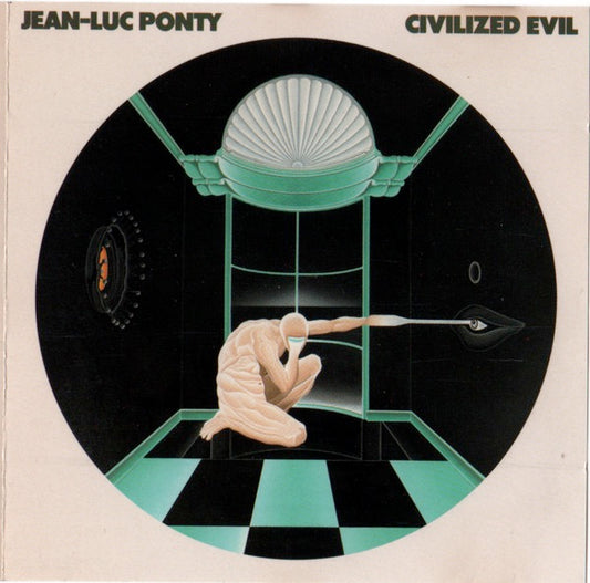 Image of Front Cover of 1214369C: CD - JEAN LUC PONTY, Civilized Evil (Atlantic; 16020-2, US , Jewel Case)   VG+/VG+