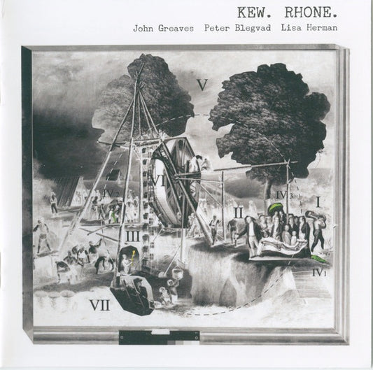 Image of Front Cover of 1214375C: CD - JOHN GREAVES / PETER BLEGVAD / LISA HERMAN, Kew. Rhone. (ReR Megacorp; QR1, US 2015 Reissue, Digipak)   VG+/VG+