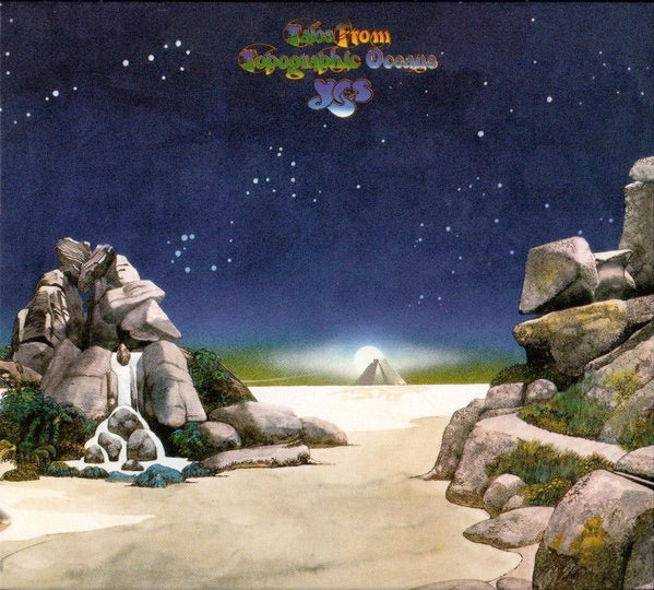 Image of Front Cover of 4835046E: 2xCD - YES, Tales From Topographic Oceans (Elektra; 8122-73791-2, Europe 2000s Reissue, Slipcase)   VG+/VG+