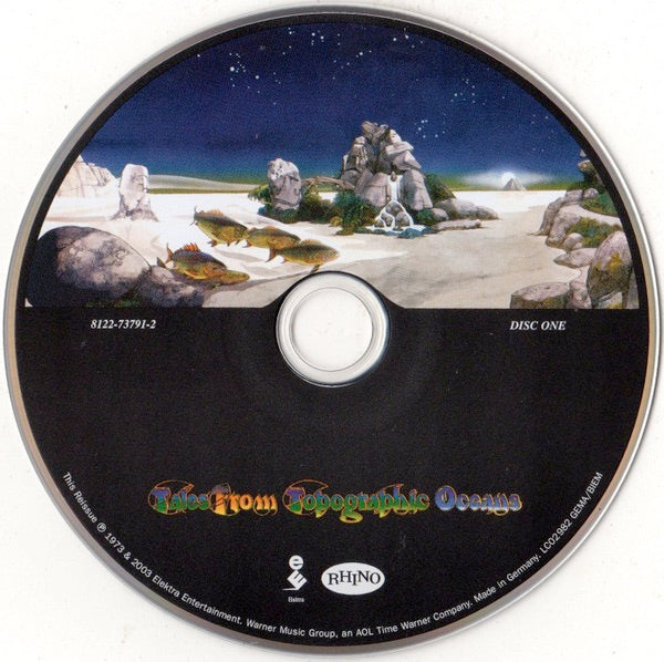 Image of Label Cover of 4835046E: 2xCD - YES, Tales From Topographic Oceans (Elektra; 8122-73791-2, Europe 2000s Reissue, Slipcase)   VG+/VG+