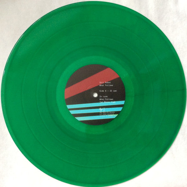 Image of Back Cover of 2x12" - VG+/VG - SHIT ROBOT, What Follows (DFA; DFA2484, UK 2016, Gatefold, Green / Orange Vinyl), Light marks only,  - 3526245E