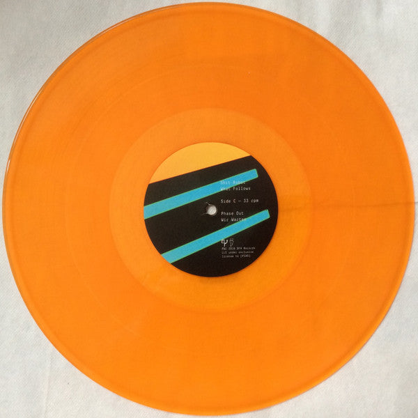 Image of Label Cover of 2x12" - VG+/VG - SHIT ROBOT, What Follows (DFA; DFA2484, UK 2016, Gatefold, Green / Orange Vinyl), Light marks only,  - 3526245E