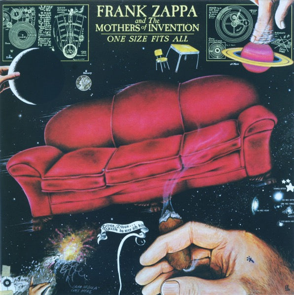 Image of Front Cover of 1314029C: LP - FRANK ZAPPA AND THE MOTHERS OF INVENTION, One Size Fits All (Zappa Records; ZR 3853, Europe 2015 Reissue, Gatefold)   VG+/VG+