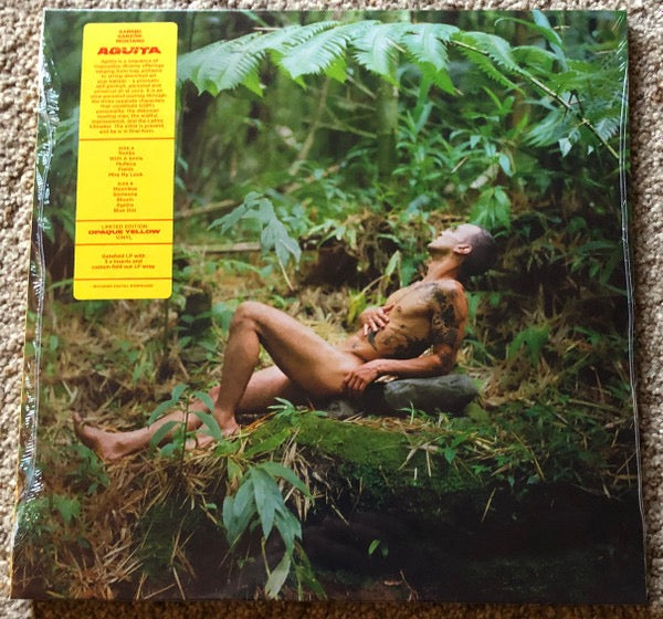 Image of Front Cover of 1314032C: LP - GABRIEL GARZ N-MONTANO, Ag ita (Jagjaguwar; JAG368LP-C1, US 2020, Gatefold, Fold out inner. 3 Inserts, Yellow Vinyl)   VG+/VG+